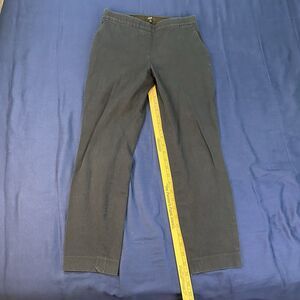 Theory Pants Women’s Size 2 Navy Blue Elastic Chino Slacks